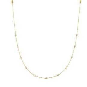 collier zirkonia 41 - 43 - 45 cm