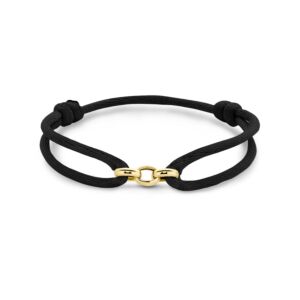 Armband Satin schwarz 13 - 26 cm