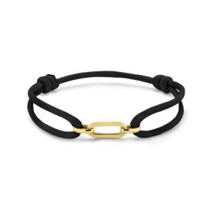 Armband Satin schwarz 13 - 26 cm