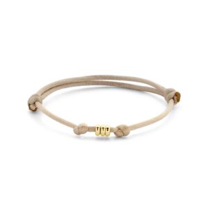 Armband Satin beige 13 - 26 cm