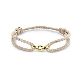 Armband Satin beige 13 - 26 cm