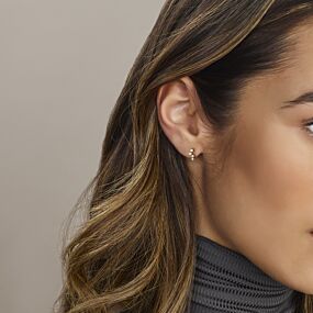 9k Ohrstecker Zirkonia 9,5 mm