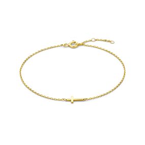 9k Armband Kreuz 16,5 - 17,5 - 18,5 cm